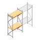 Weitspannregal AR 3000x1610x900 mm (hxbxt) 2 Ebenen verzinkt Anfangsregal mit vormontierten Rahmen