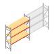 Weitspannregal AR 2000x2010x600 mm (hxbxt) 3 Ebenen verzinkt Anfangsregal