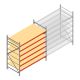 Weitspannregal AR 2250x2250x1000 mm (hxbxt) 6 Ebenen verzinkt Anfangsregal
