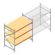 Weitspannregal AR 2000x2010x1200 mm (hxbxt) 3 Ebenen verzinkt Anfangsregal