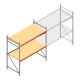 Weitspannregal AR 2500x2250x1000 mm (hxbxt) 2 Ebenen verzinkt Anfangsregal mit vormontierten Rahmen