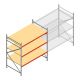 Weitspannregal AR 2500x2010x1200 mm (hxbxt) 3 Ebenen verzinkt Anfangsregal