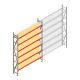 Weitspannregal AR 3000x2250x400 mm (hxbxt) 6 Ebenen verzinkt Anfangsregal