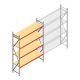 Weitspannregal AR 3000x2250x600 mm (hxbxt) 4 Ebenen verzinkt Anfangsregal