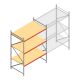Weitspannregal AR 3000x2010x1200 mm (hxbxt) 3 Ebenen verzinkt Anfangsregal