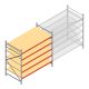Weitspannregal AR 2000x2700x1200 mm (hxbxt) 5 Ebenen verzinkt Anfangsregal