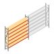 Weitspannregal AR 2500x2700x400 mm (hxbxt) 6 Ebenen verzinkt Anfangsregal