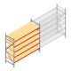 Weitspannregal AR 2500x2700x800 mm (hxbxt) 5 Ebenen verzinkt Anfangsregal