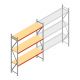 Weitspannregal AR 3000x2700x600 mm (hxbxt) 3 Ebenen verzinkt Anfangsregal