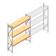 Weitspannregal AR 3000x2700x600 mm (hxbxt) 3 Ebenen verzinkt Anfangsregal