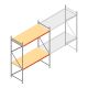 Weitspannregal AR 3000x2700x1000 mm (hxbxt) 2 Ebenen verzinkt Anfangsregal