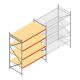 Weitspannregal AR 3000x2700x1200 mm (hxbxt) 4 Ebenen verzinkt Anfangsregal mit vormontierten Rahmen