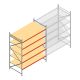 Weitspannregal AR 3000x2700x1200 mm (hxbxt) 5 Ebenen verzinkt Anfangsregal