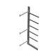 Schweres Kragarmregal thermisch verzinkt einseitig 4500x1200x1200 mm (HxBxT) 5 Ebenen Anbauregal