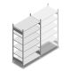 Fachbodenregal Heavy Duty 2000x1000x600mm (HxBxT) 6 Ebenen 250 kg Grundregal