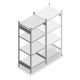 Fachbodenregal Heavy Duty 2000x750x600 mm (HxBxT) 4 Ebenen 150 kg Grundregal
