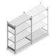 Fachbodenregal Heavy Duty 2000x1300x600mm (HxBxT) 4 Ebenen 250 kg Grundregal