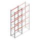 Palettenregal AR T2 6000x1850x1100 mm (HxBxT) 4 Ebenen 2530kg/Ebene Grundregal