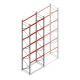 Palettenregal AR T2 6000x1850x1100mm (hxbxt) 5 Ebenen 2530kg/Eb. Anfangsregal mit vormontierten Rahmen