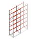 Palettenregal AR T2 6000x1850x1100 mm (HxBxT) 6 Ebenen 2530 kg/Eb. Grundregal