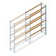 Gebrauchtes JH MPB Palettenregal 6400x3600x1100 mm (hxbxt) 4 Ebenen Anbauregal
