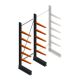 Leichtes Kragarmregal BR einseitig 2000x750x500 mm (hxbxt) 5 Ebenen Anfangsregal