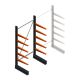 Leichtes Kragarmregal BR einseitig 2000x1000x600 mm (HxBxT) 5 Ebenen Grundregal