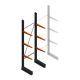 Leichtes Kragarmregal BR einseitig 2500x750x500 mm (HxBxT) 3 Ebenen Grundregal