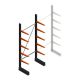 Leichtes Kragarmregal BR einseitig 2500x1000x500 mm (hxbxt) 5 Ebenen Anfangsregal