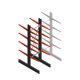 Medium Kragarmregal BR einseitig 2500x750x600mm (hxbxt) 4 Ebenen Anfangsregal