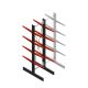 Medium Kragarmregal BR einseitig 3000x750x600mm (HxBxT) 4 Ebenen Grundregal 290/Kragarm