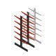 Medium Kragarmregal BR einseitig 3000x750x600 mm (HxBxT) 5 Ebenen Grundregal 290/Arm