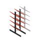 Medium Kragarmregal BR einseitig 3000x750x800 mm (HxBxT) 4 Ebenen Grundregal 220/Arm