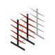 Medium Kragarmregal BR einseitig 3000x1250x800 mm (HxBxT) 4 Ebenen Grundregal 220/Arm