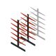 Medium Kragarmregal BR einseitig 3000x1250x800mm (hxbxt) 5 Ebenen Anfangsregal