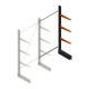 Leichtes Kragarmregal BR einseitig 2000x1000x500 mm (HxBxT) 3 Ebenen Anbauregal