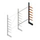 Leichtes Kragarmregal BR einseitig 2500x1500x500 mm (HxBxT) 6 Ebenen Anbauregal