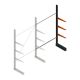 Leichtes Kragarmregal BR einseitig 2500x1500x600 mm (hxbxt) 3 Ebenen Anbauregal