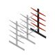 Mittel Kragarmregal BR einseitig 2500x1250x800mm (hxbxt) 4 Ebenen Anbauregal