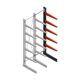 Mittlere Kragarmregale BR einseitig 3000x750x800mm (hxbxt) 5 Ebenen Anbauregal