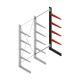 Medium Kragarmregal BR einseitig 3000x1250x800mm (HxBxT) 4 Ebenen Anbauregal 220/arm