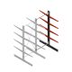Medium Kragarmregal BR einseitig 3000x1250x800mm (HxBxT) 4 Ebenen Anbauregal 220/Arm