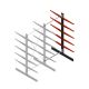 Medium Kragarmregal BR einseitig 3000x1500x800 mm (HxBxT) 5 Ebenen Anbauregal 220/Arm