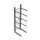 Schweres Kragarmregal thermisch verzinkt einseitig 4500x1000x1200mm (HxBxT) 4 Ebenen Grundregal