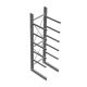 Schweres Kragarmregal thermisch verzinkt einseitig 4500x1200x1200 mm (HxBxT) 5 Ebenen Grundregal