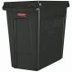Slim Jim Behälter mit Lüftungsschlitzen, 87ltr schwarz, Rubbermaid