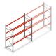 Palettenregal AR T2 3000x2700x1100mm (hxbxt) 3 Ebenen 1820kg/Eb. Anfangsregal mit vormontierten Rahmen