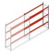 Palettenregal AR T2 4000x3600x1100mm (hxbxt) 3 Ebenen 2252kg/Eb Anbauregal
