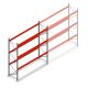 Palettenregal AR T2 4000x3600x1100 mm (HxBxT) 3 Ebenen 2252kg/Ebene Grundregal mit vormontierten Rahmen