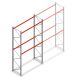 Palettenregal AR T2 5000x2700x1100mm (HxBxT) 2 Ebenen 2844kg/Ebene Grundregal